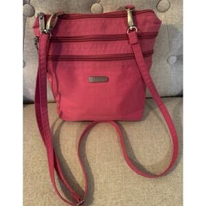 Baggallini Crossbody Bag Pink Multi Pockets